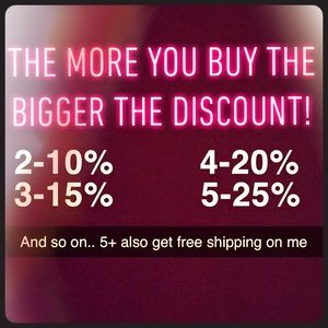 The bigger the bundle, the greater the DISCOUNT!